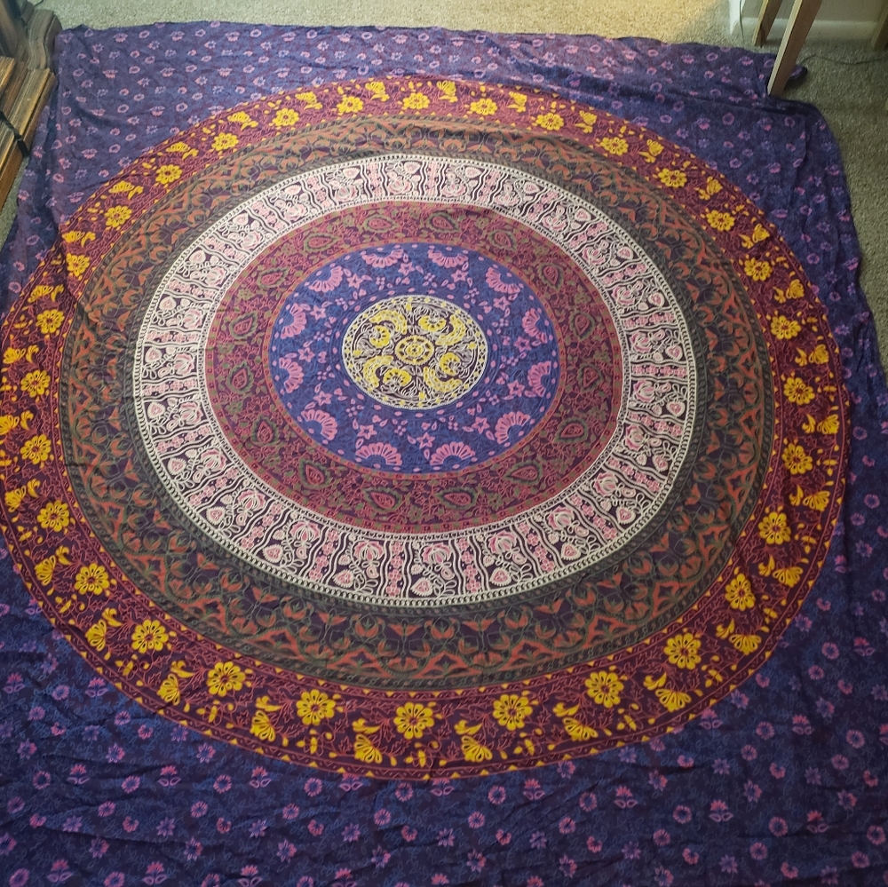 Purple tapestry